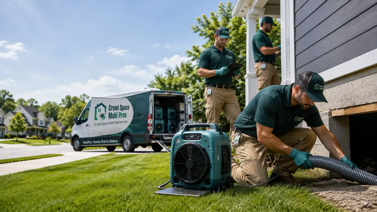 Crawl Space Mold Removal in Teton Village, WY